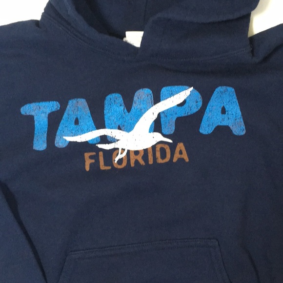 Tampa Navy Hoodie - M youth - Picture 2 of 7
